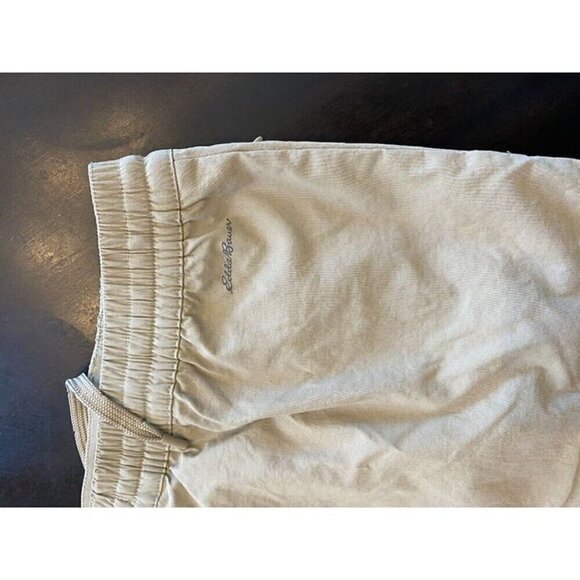Eddie Bauer Women Tulip Hem Tan Skort S Drawstring Pockets Short Elastic Waist - Picture 3 of 10